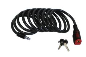 Anti-theft cable lock, length 2.5 m