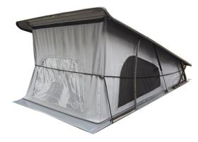 Tent bellows clamping rubber with quick release