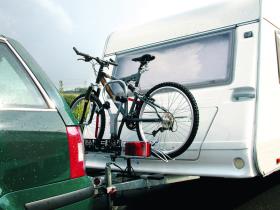 Drawbar adapter Caravan, mounting for bicycle carrier