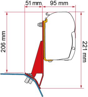 Fiamma Adap.V710 - F43+45