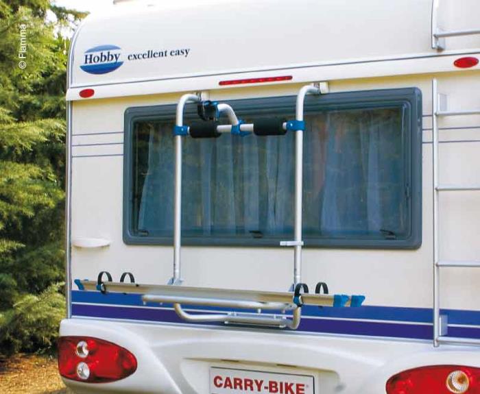 Caravan bageste rack til hobby fra 03 til 2 cykler, max. Indlæs 50 kg