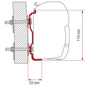 Adapter - Hymer kit til F45 / F70 fra 2016