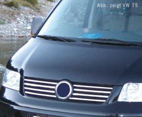Grill fillet front stainless steel VW Crafter from mod.06