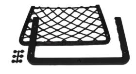 Storage compartment with net