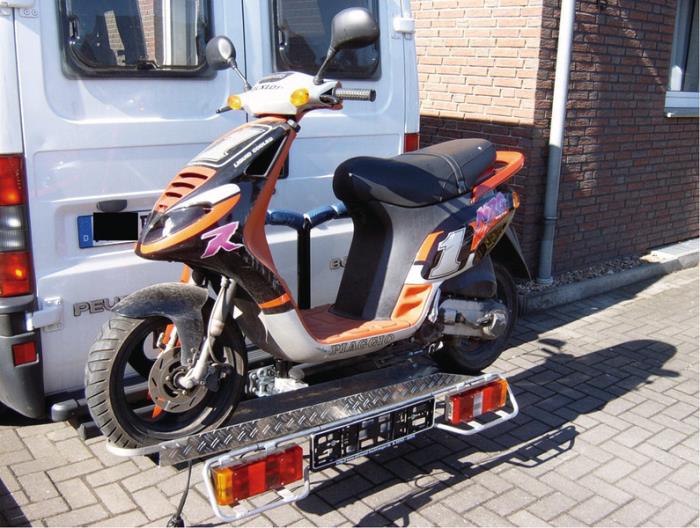 E-cykelholder, scooterholder til AHK, 90kg nyttelast