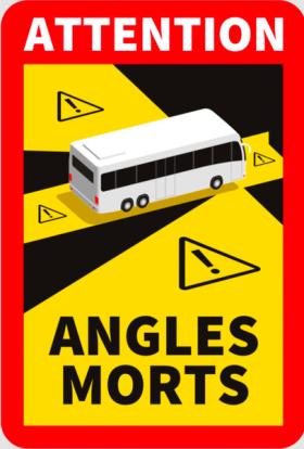 Aufkleber "Angles Morts"