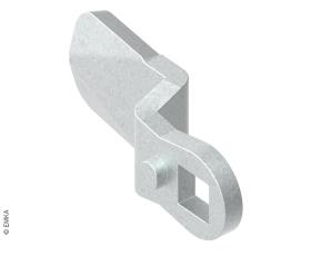 Tongue for door lock Height: 35mm, Length: 45mm