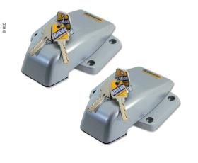VAN Security for sliding, rear and hinged doors set of 2 grey/silver