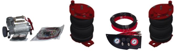 2-kredsløbs-luftaffjedringssystem Basic 8" med dobbelt bælg til Fiat Ducato, Peugeot Boxer og Citroen Jumper &gt; 2014 (inkl. Ducato S8) og Opel Movano &gt; 2021