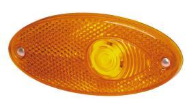 Recessed side marker light