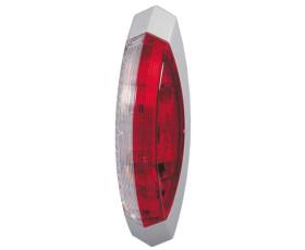 Outline marker light red/white, right grey base plate, 122,2x39,2x28,6mm