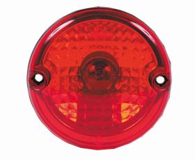 Rear fog lamp clear glass optic