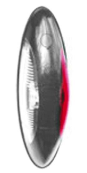LED clearance light red/white