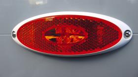 LED side marker light 12V surface mounted, white SB base