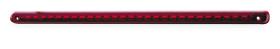 LED auxiliary brake light 28 LED, red lens. L31 x B1.5 cm.
