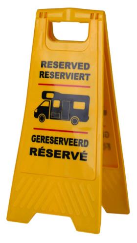 Reserved sign to set up