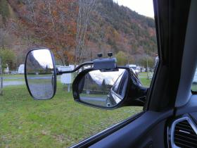 Universal mirror XL for almost all cars with adjustable mirror glass