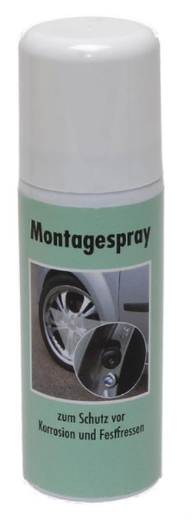 Tiremoni mounting spray and corrosion protection
