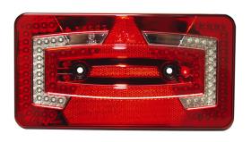 LED-multifunctional light, 9-32V, right, red