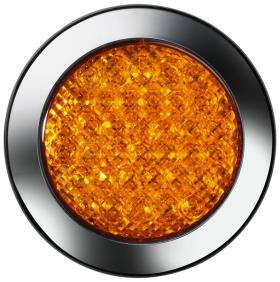 LED turn signal, 12V, 3/W, yellow IP 67 500mm cable
