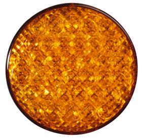 LED blinkende lys Kat2 12V 3W gul IP67, 500 mm kabel