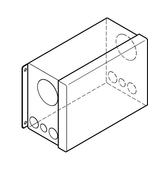 Airtronic D2 rustfrit stål kasse til udendørs / gulvmontering