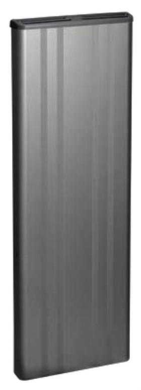Radiator 220x700mm, sølvfarvet