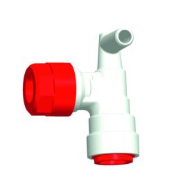 Angle with bleeder screw 12mm Speedfit connection