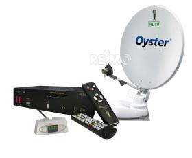 Satellitsystem Oyster 65HDTV Skew, Twin LNB