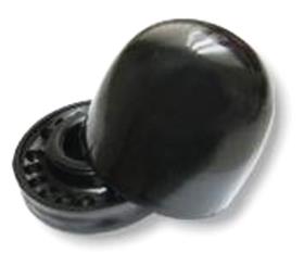 Mast cap med kabel gennem.