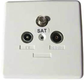 SAT end socket 3Connectors.SB