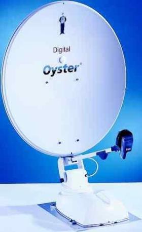 Satellite system Oyster-85 digital CI Ø 85 cm with fully automatic rotating sate