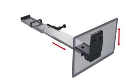 TFT-TV wall mount SKY 20C silver