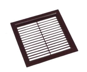 Square air inlet grille