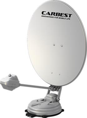 Multi satellitsystem X85 Twin + skæv, 85 cm spejl