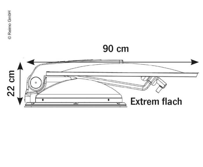 Satellit-system Travelsat 2 80 cm tvillingssystem med Bluetooth