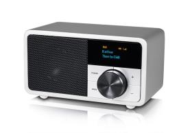 DAB + miniradio, sølvhus