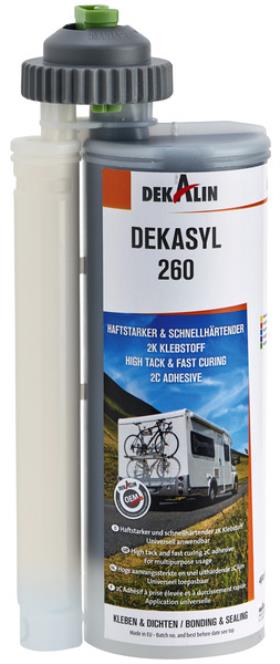 DEKAsyl 260, 490ml cartridge, black, ONLY FOR TRADE!