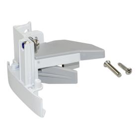 End cap front panel right white