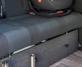  Front cover sleeping bench VW T6/5 V3100 rigid size 8 decor basalt.