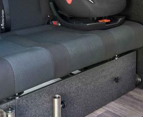  Front cover sleeping bench VW T6/5 V3100 rigid size 14 decor basalt
