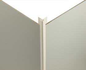 Hjørneforbindelse profil 90 ¬? mørkegrå til 3 mm beklædningspaneler udenfor