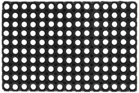 Rubber foot mat - ROBUST & WETTERFEST - 60 x 40cm