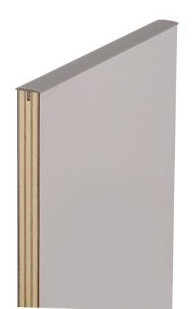 T-edge band, colour: medium grey