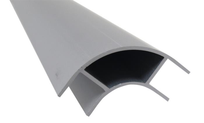 Møbelhjørneprofil af aluminium / hjørneforbindelsesprofil - 2,2 m