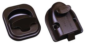 Toilet lock, brown