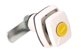 Toggle lock for HSC system white, without cylinder