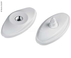 Door catch white loose