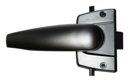 Toilet lock 3-point locking matt chrome