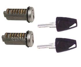 2 plug-in cylinder incl.2 keys